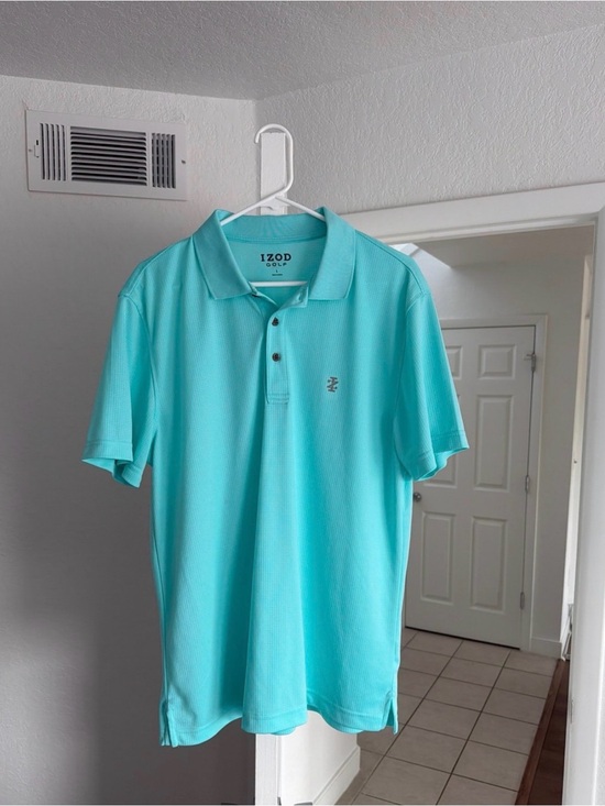 Izod Other - Izod Men’s Teal Aqua Performance Polo